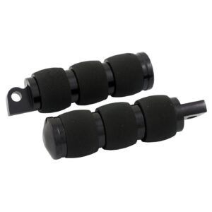 Avon Grips Avon Folding foot pegs Air Cushion, black anodized