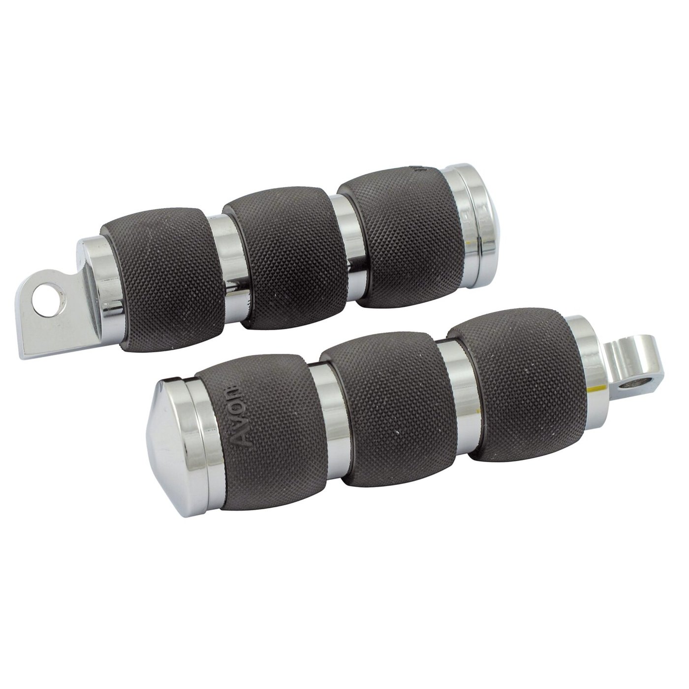 Avon Grips Avon Folding foot pegs Air Cushion, chrome