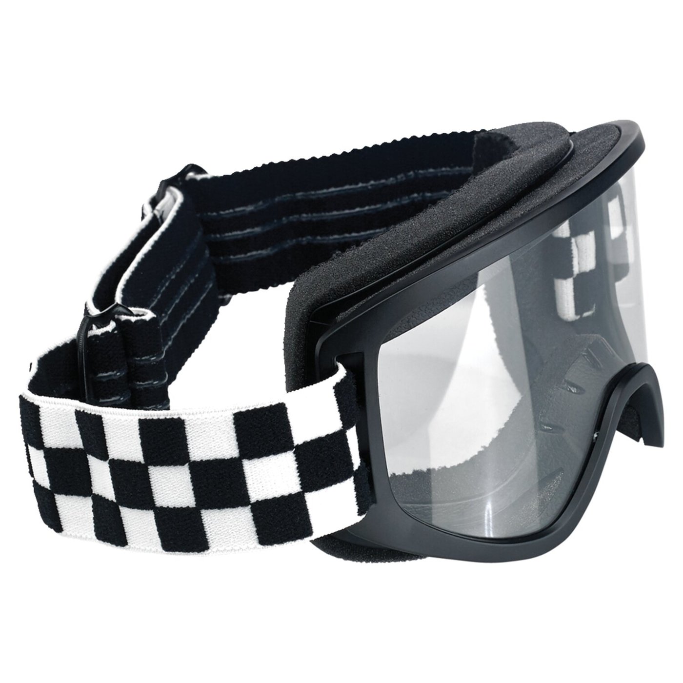 Biltwell Biltwell Moto 2.0 Checkers goggles black/white - Image 2