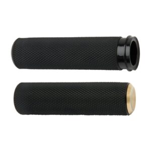 Arlen Ness Arlen Ness, knurled Fusion grips. Brass