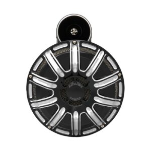 Arlen Ness Arlen Ness, billet horn kit, 10-Gauge. Black CC