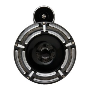 Arlen Ness Arlen Ness, billet horn kit, Slot Track. Black CC