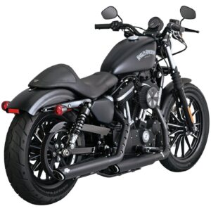 Vance & Hines Vance & Hines, Twin slash 3" slip-on PCX mufflers. black