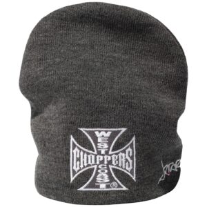 West Coast Choppers WCC OG Classic basic beanie grey