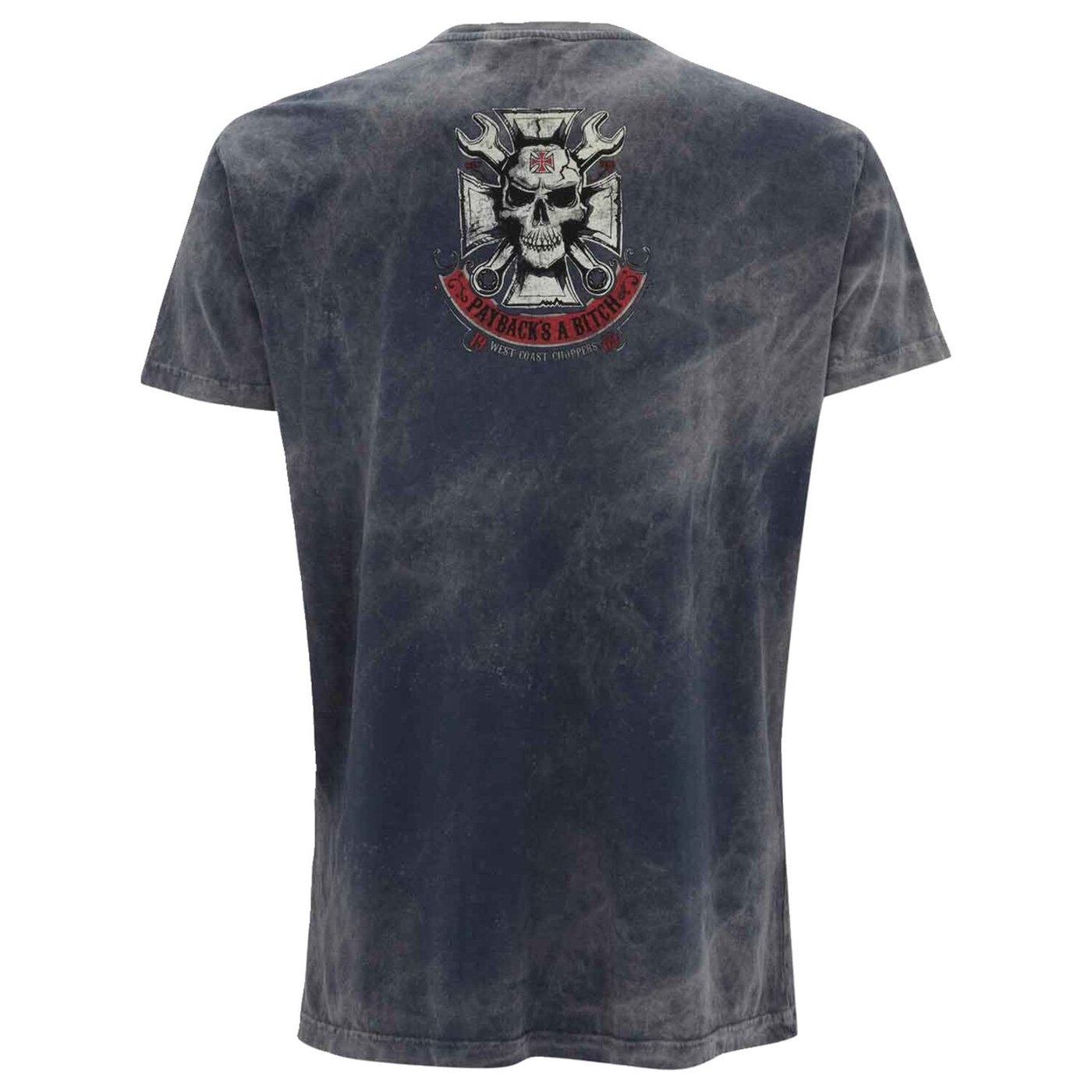 West Coast Choppers WCC Mechanic t-shirt vintage blue - Image 2