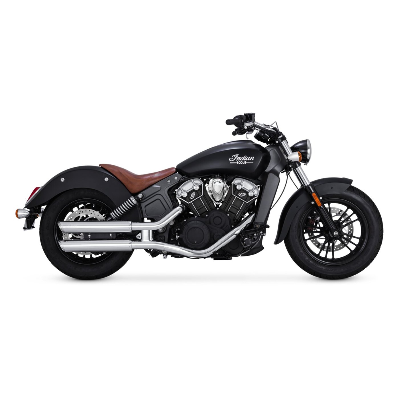 Vance & Hines Vance & Hines Twin slash 3" slip-ons chrome - Image 2