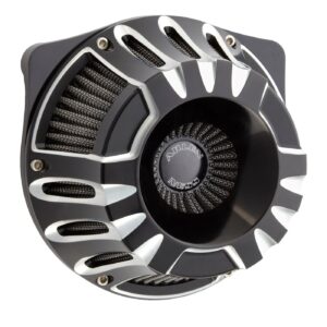 Arlen Ness Arlen Ness, inverted air cleaner kit 'Deep Cut'. Black CC