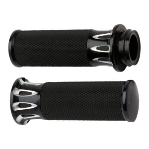 Arlen Ness Arlen Ness, Fusion billet deep cut grips black