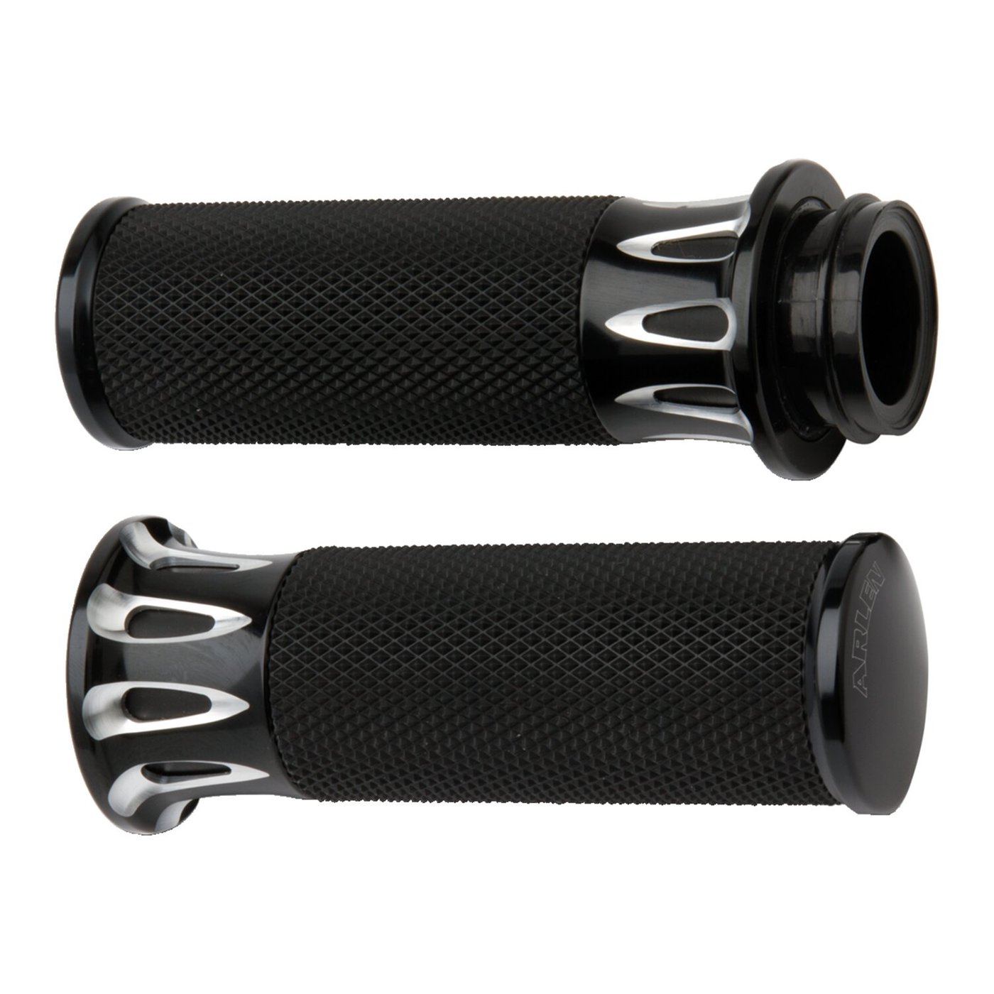 Arlen Ness Arlen Ness, Fusion billet deep cut grips black
