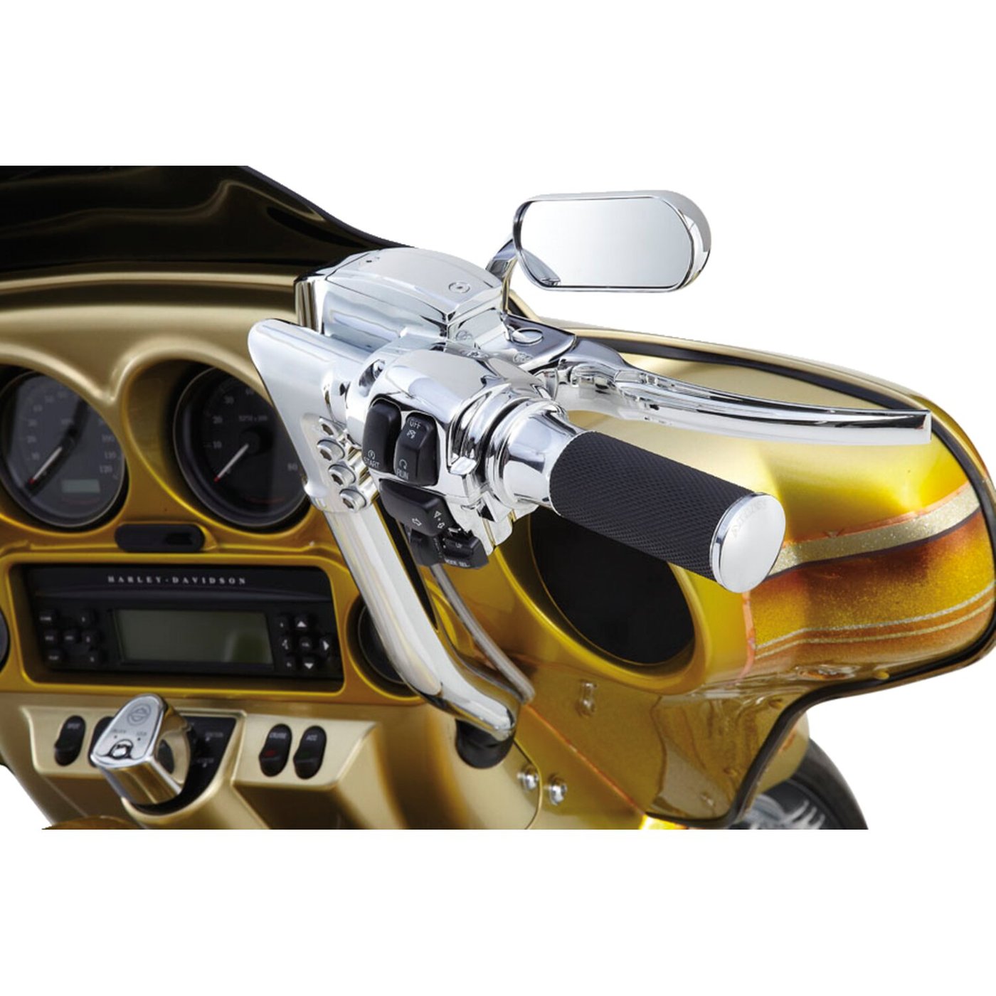 Arlen Ness Arlen Ness, Fusion billet smooth grips chrome - Image 2