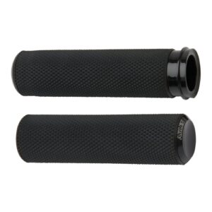 Arlen Ness Arlen Ness, knurled Fusion grips. Black