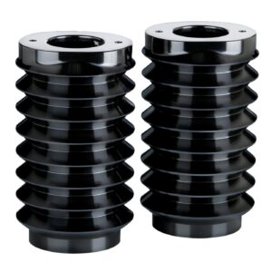 Arlen Ness Arlen Ness, Retro fork boots. Black contrast machined