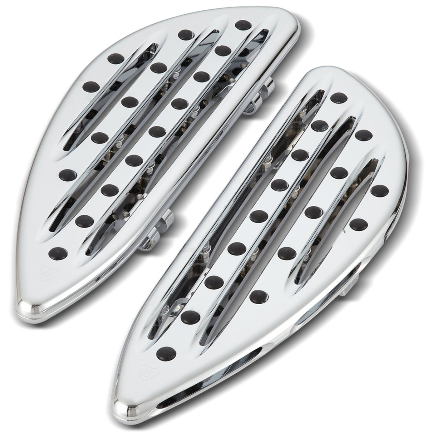 Arlen Ness Arlen Ness, 83-17 Deep Cut rider floorboards. Chrome - Image 2