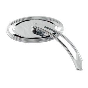 Arlen Ness Arlen Ness, Die-cast chrome oval stepped mirror