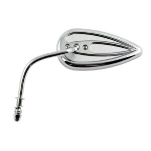 Arlen Ness Arlen Ness, Die-cast chrome teardrop mirror, left