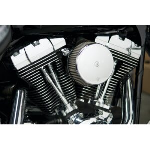 Arlen Ness Arlen Ness, Stage 1 Billet Sucker air cleaner kit. Chrome