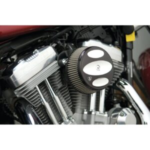 Arlen Ness Arlen Ness, Stage 1 Billet Sucker air cleaner kit. Black
