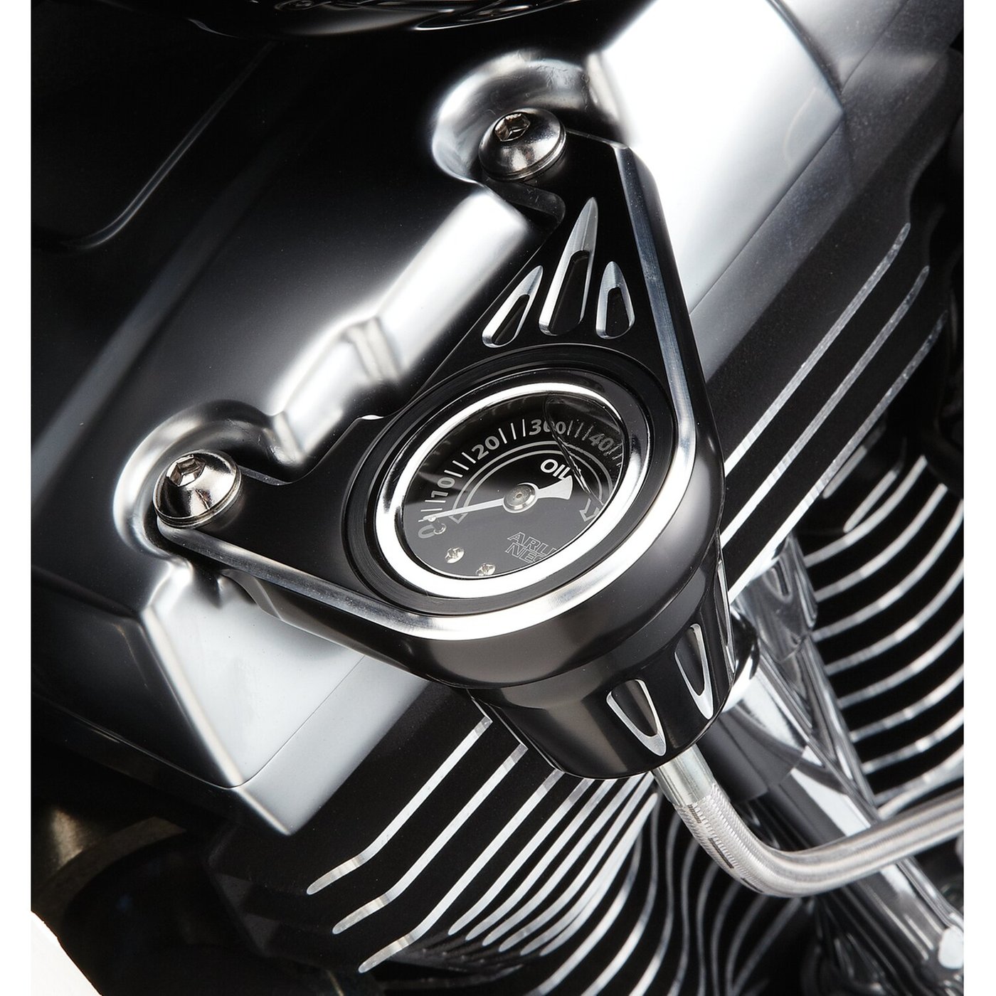 Arlen Ness Arlen Ness, oil pressure gauge kit. Deep Cut - Image 2