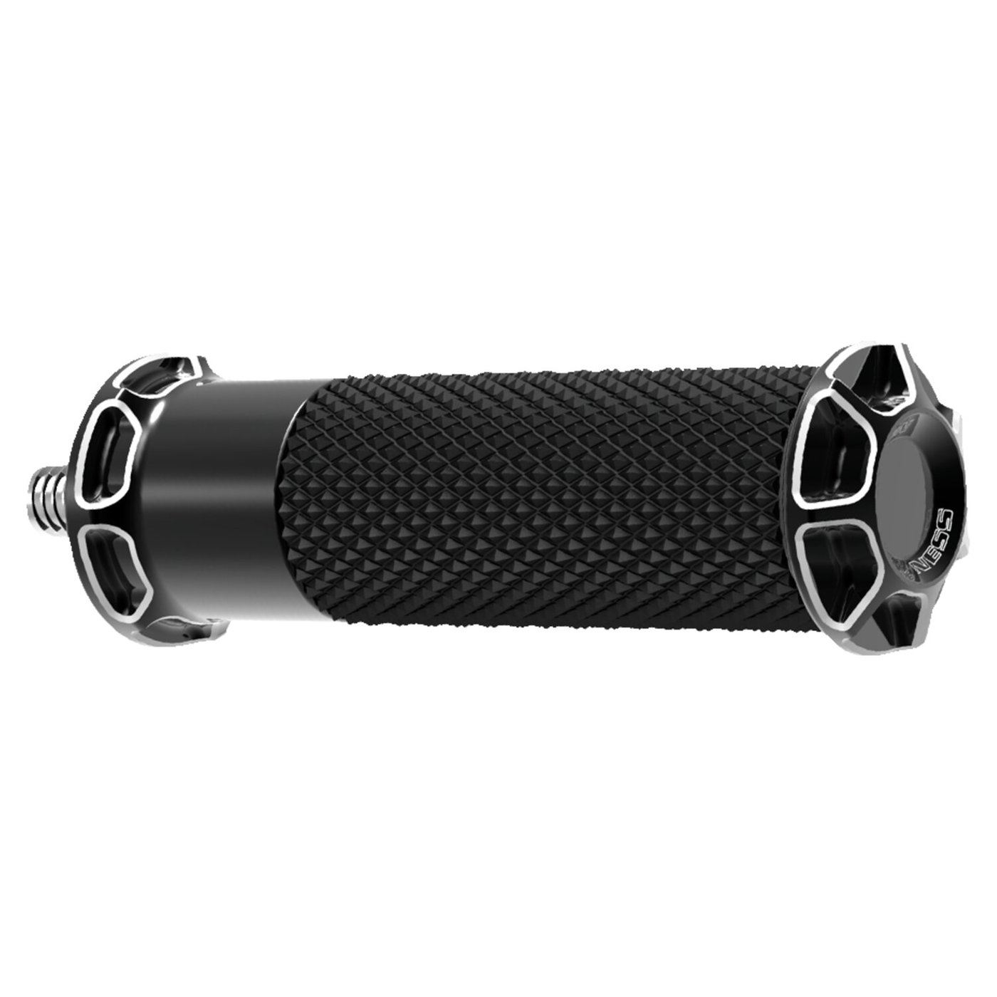 Arlen Ness Arlen Ness, Beveled Fusion shift/brake peg. Black
