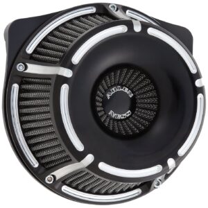 Arlen Ness Arlen Ness, inverted air cleaner kit 'Slot Track'. Black CC