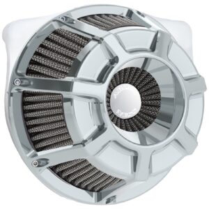 Arlen Ness Arlen Ness, inverted air cleaner kit 'Beveled'. Chrome