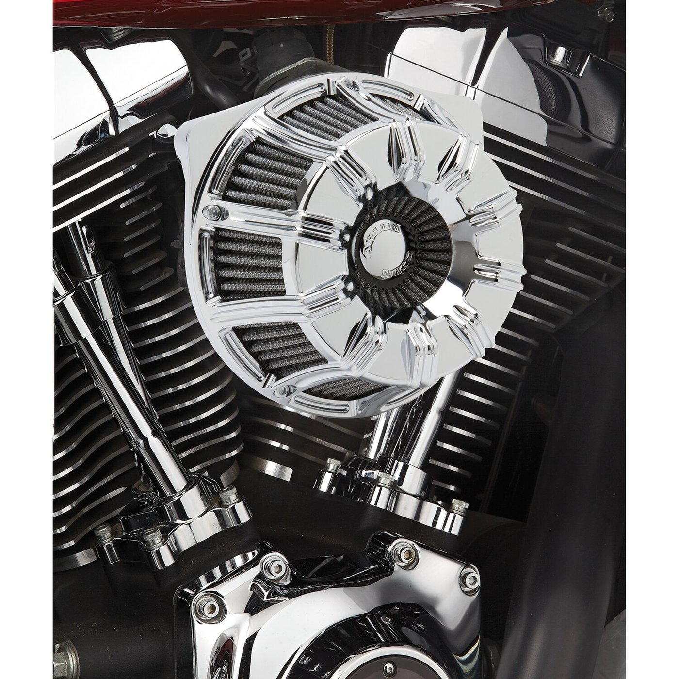 Arlen Ness Arlen Ness, inverted air cleaner kit '10-Gauge'. Chrome - Image 2