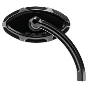 Arlen Ness Arlen Ness, Beveled cats eye mirror black