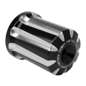 Arlen Ness Arlen Ness, reusable billet oil filter kit. Deep Cut. Black