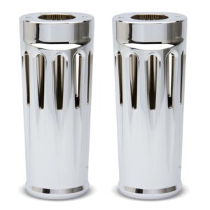 Arlen Ness Arlen Ness, Deep Cut fork boots +2". Chrome
