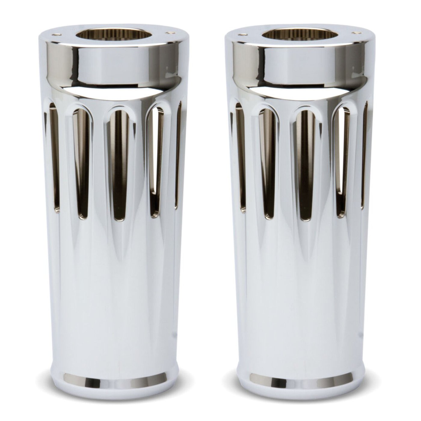 Arlen Ness Arlen Ness, Deep Cut fork boots +2". Chrome