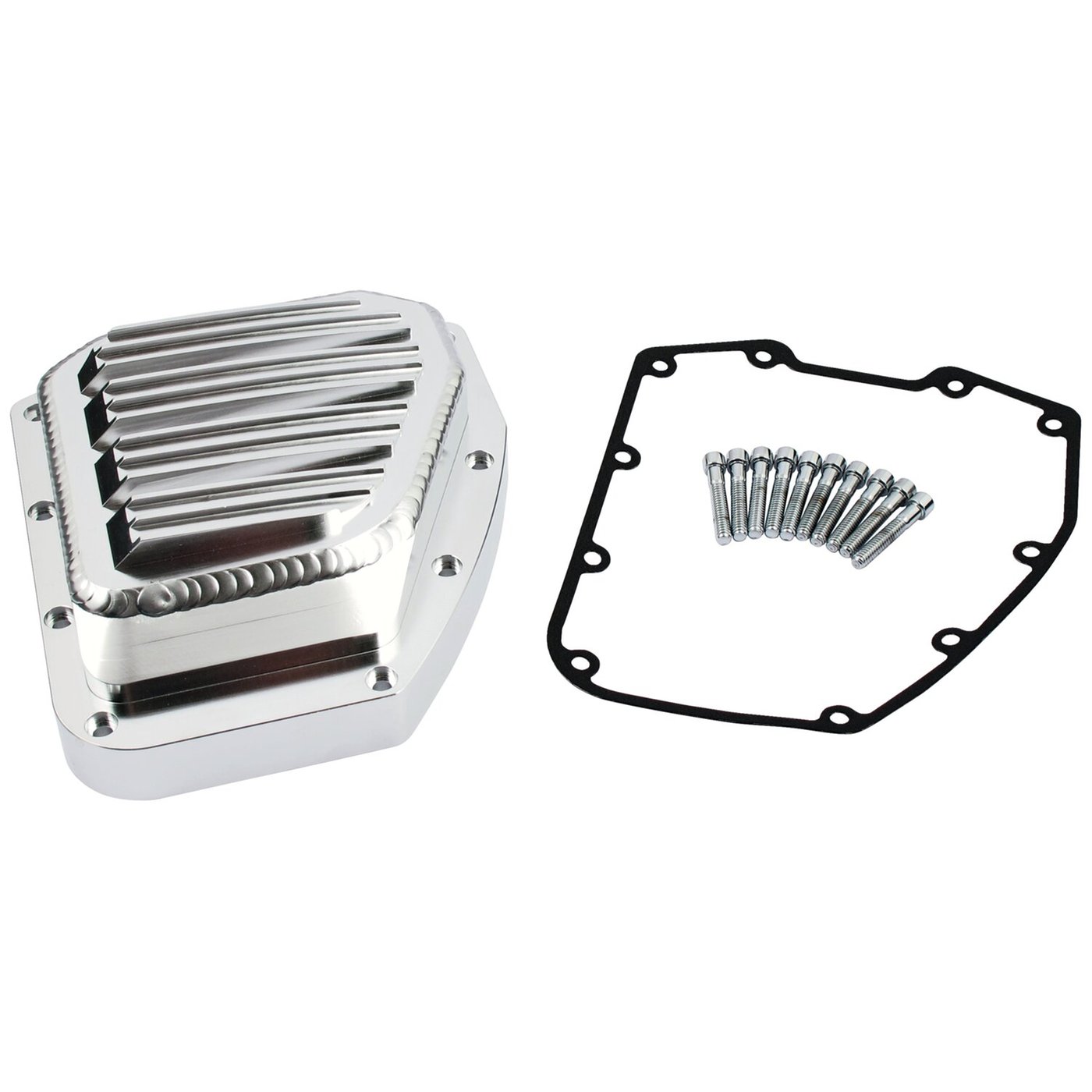 Jims JIMS, handcrafted cam cover. Chrome