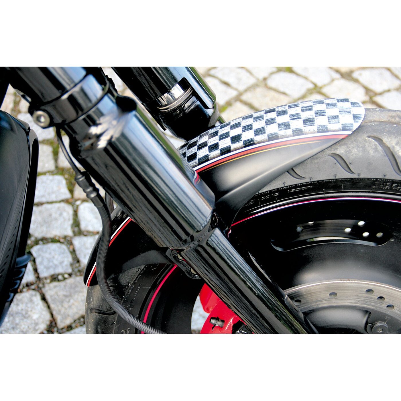 Cult-Werk Cult-Werk. 'GT' front fender. Black - Image 2