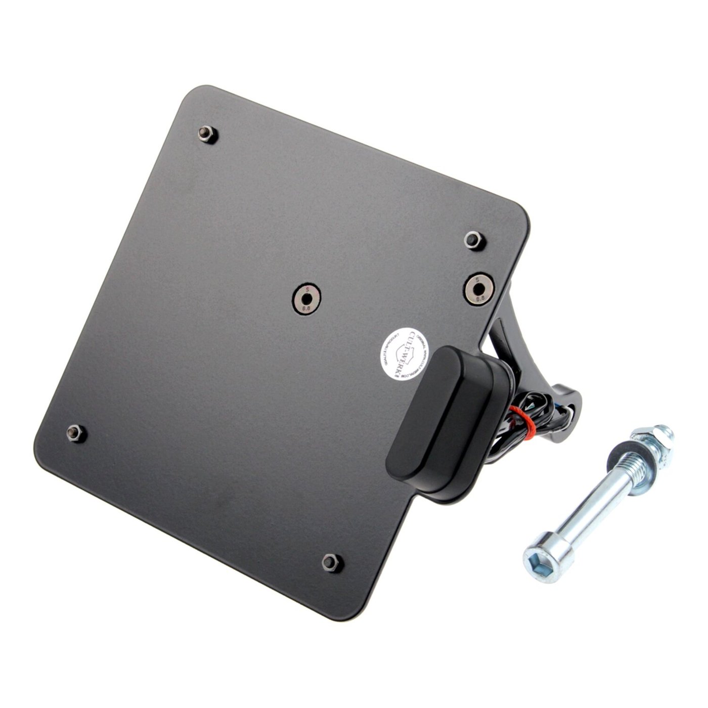 Cult-Werk Cult-Werk, side mount license plate bracket. Italy