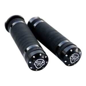 Cult-Werk Cult-Werk, 1" / 25.4mm Grooved handlebar grips. Black