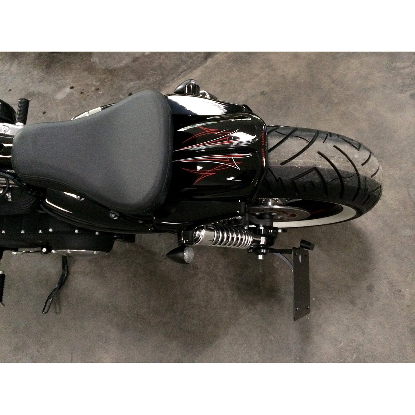 Cult-Werk Cult-Werk, XL 'Old School' rear fender. Gloss black - Image 2