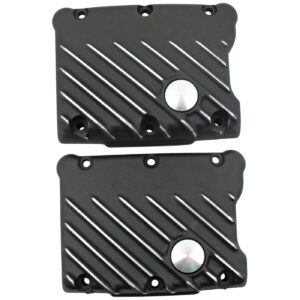 EMD EMD, Twin Cam Snatch rocker cover set. Black Cut