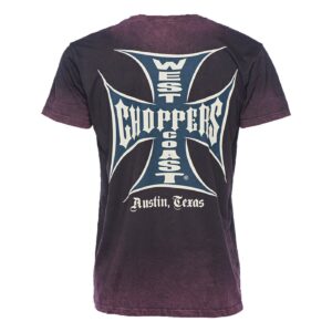 West Coast Choppers WCC OG Classic ATX t-shirt vintage bordeaux
