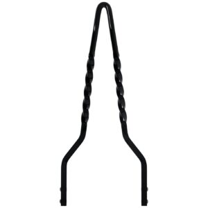 Cycle Visions Cycle Visions Twisted Stick sissy bar 18", black