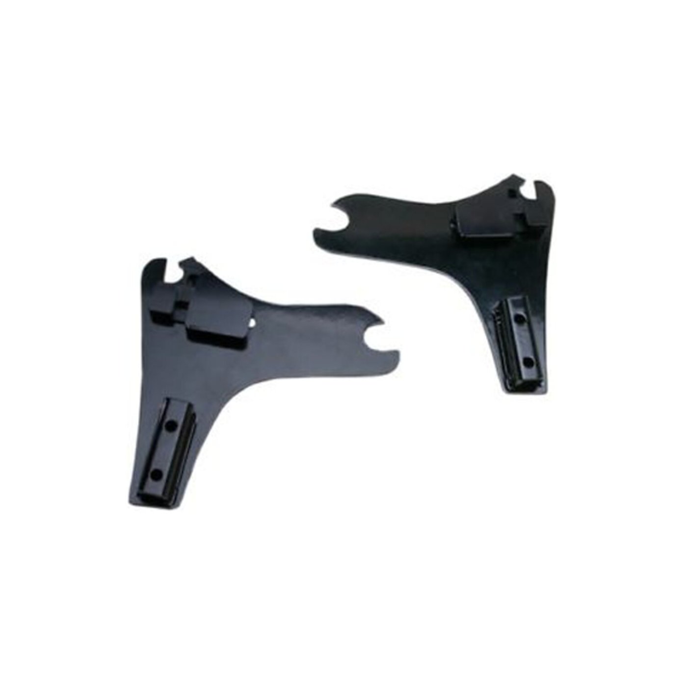 Cycle Visions Cycle Visions, detachable sissy bar side plates. Black