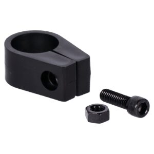 Jagg Jagg, universal oil cooler clamp. 1-1/8", black