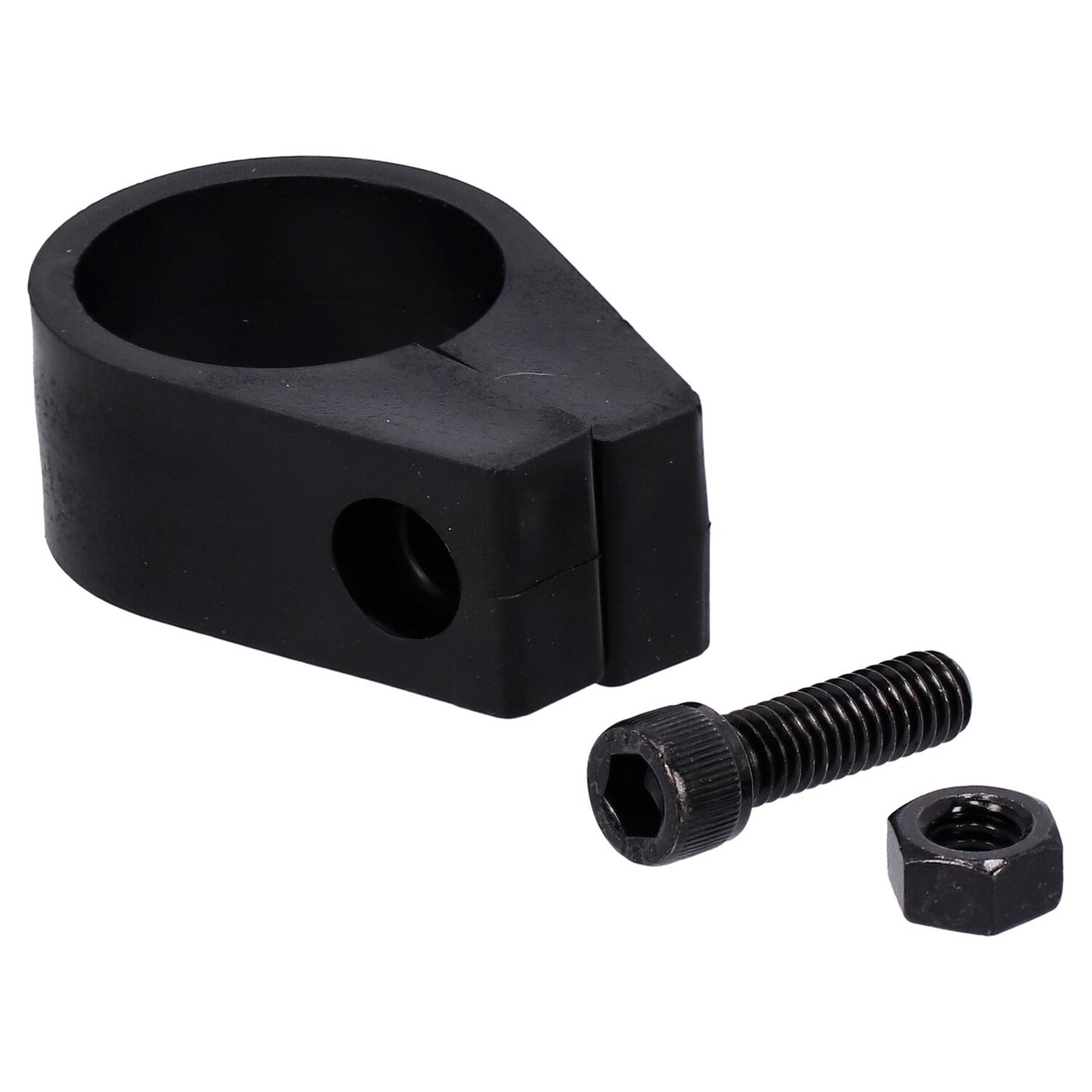 Jagg Jagg, universal oil cooler clamp. 1-1/4", black - Image 2