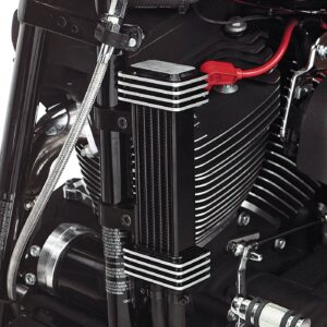Jagg Jagg, oil cooler kit. Vertical mount, 6 row, Deluxe