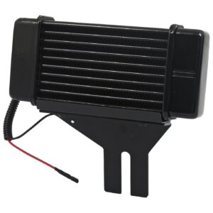 Jagg Jagg, oil cooler kit. Low mount - Horizontal - 10 row - Fan