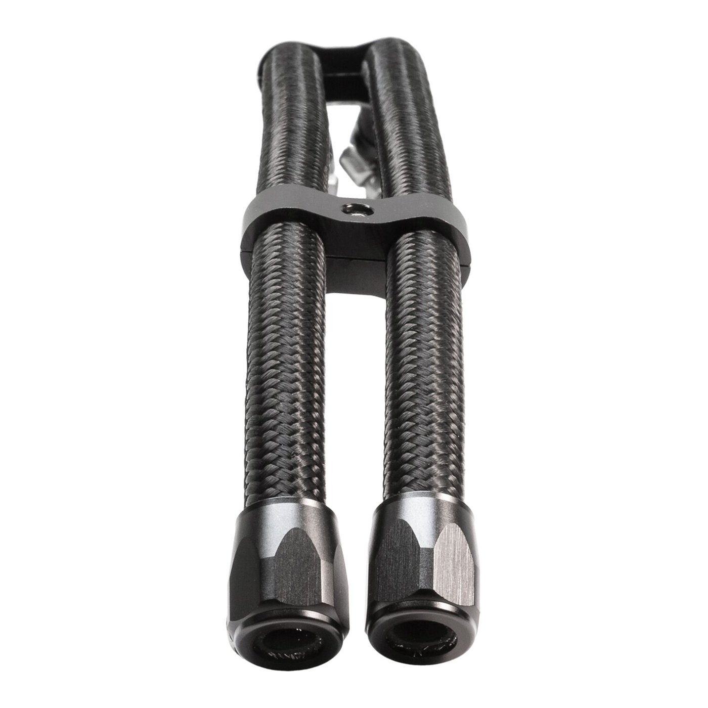 Jagg Jagg, braided 3/8" oil hose upgrade kit. Black