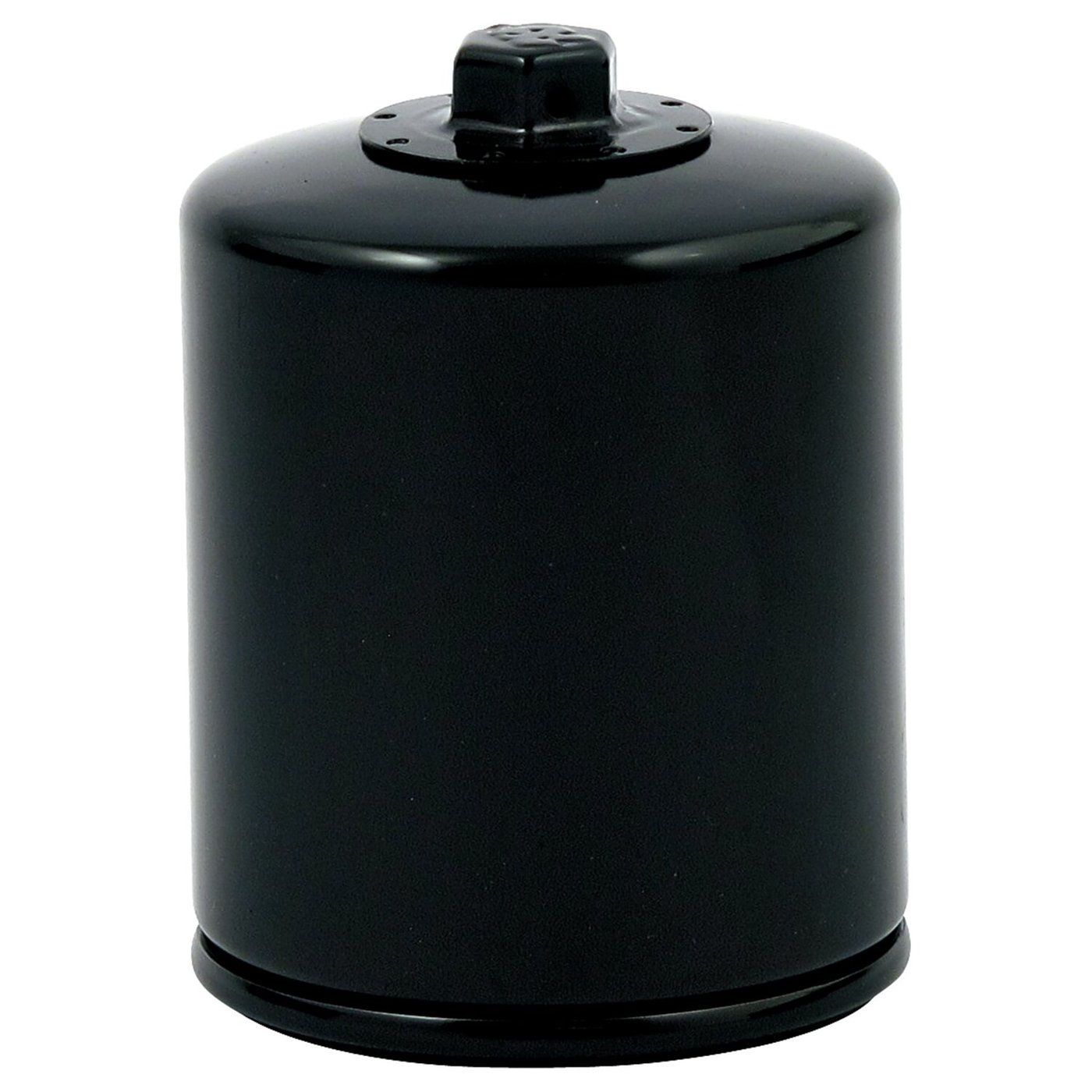 K&N K&N, spin-on oil filter, with top nut. Black