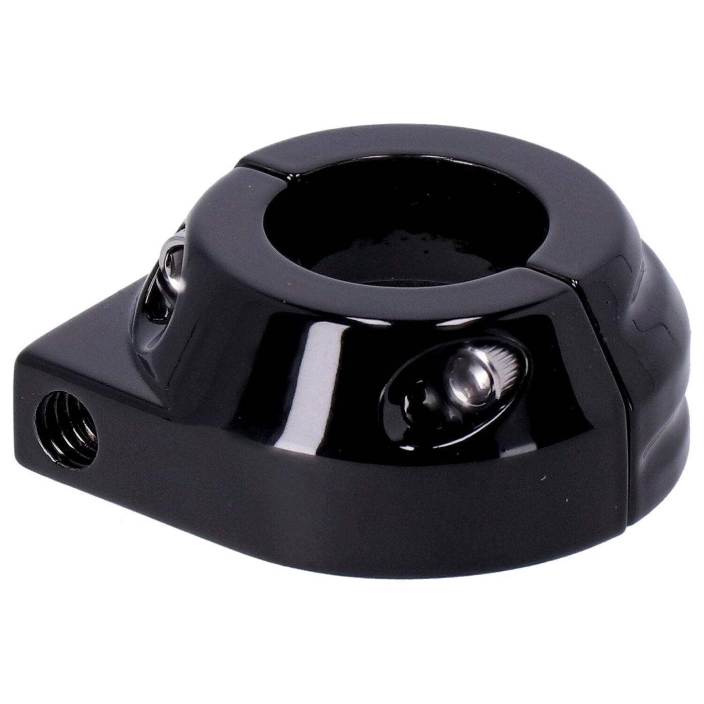 MCS Custom throttle clamp, single cable. Black