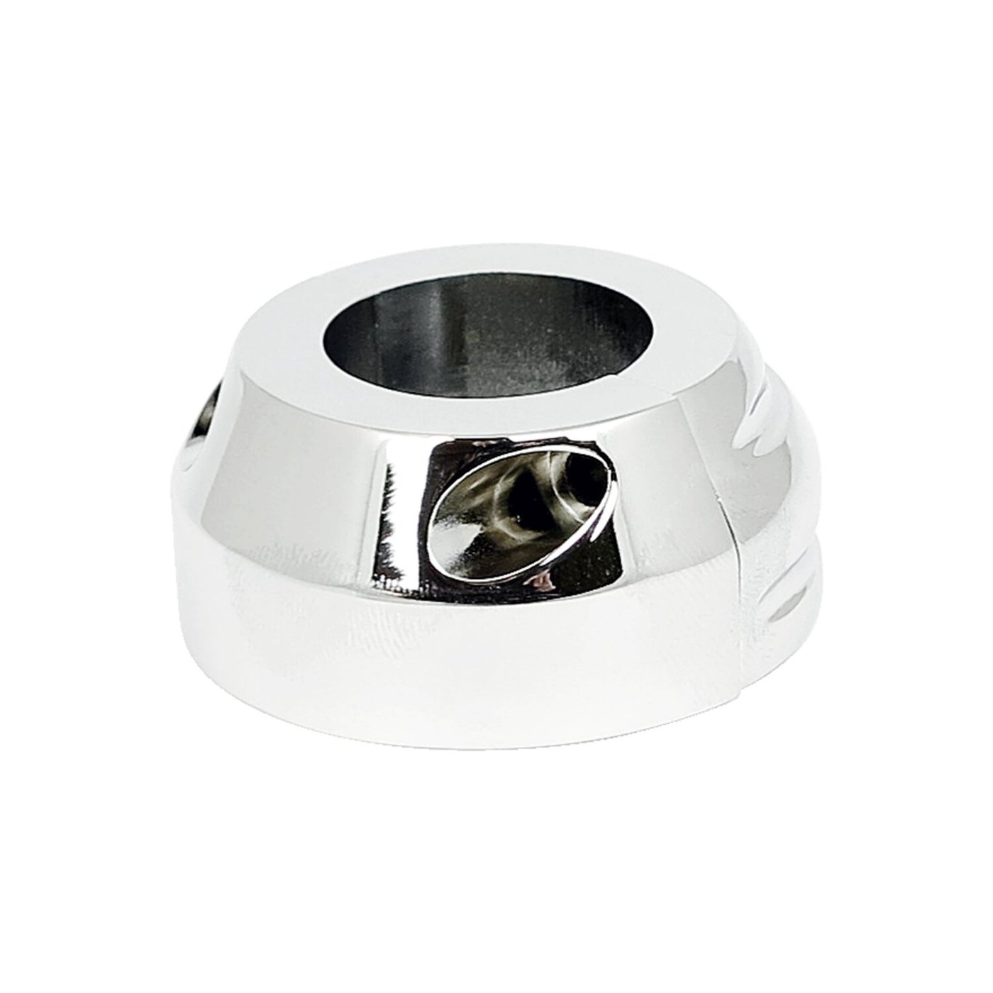 MCS Custom throttle clamp. e-throttle. Chrome