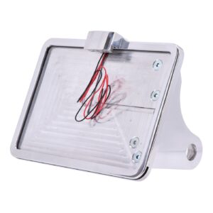 CPV CPV, 'slide-in' license plate bracket. Side mount, polished