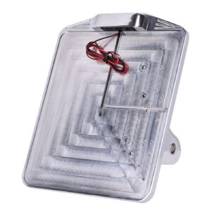 CPV CPV, Dyna shock mount license plate bracket kit DE. Polished