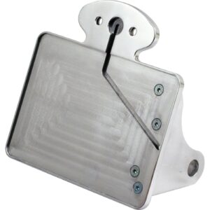 CPV CPV, license plate bracket kit. Polished. Cateye. DE